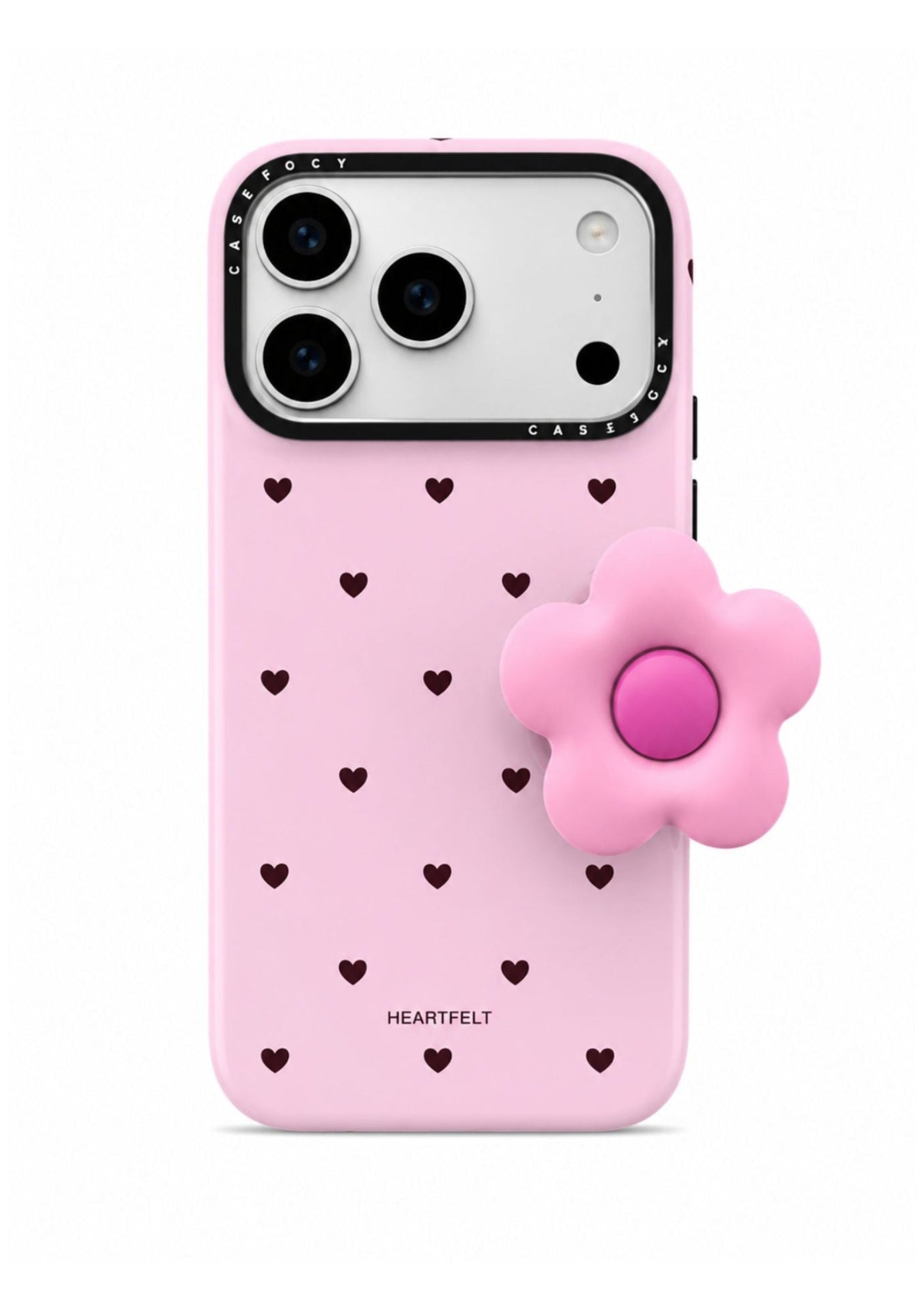 Flower Cute Heart Magnetic Case