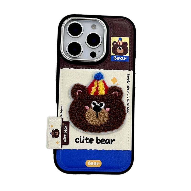 Retro Bear Twins Case