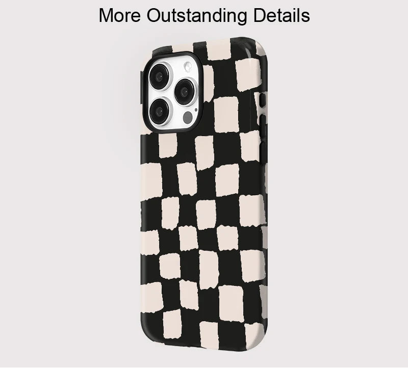 IPHONE Bold Checker Statement Case