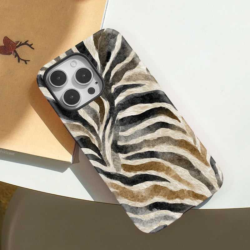 IPHONE Wild Zebra Luxe Case