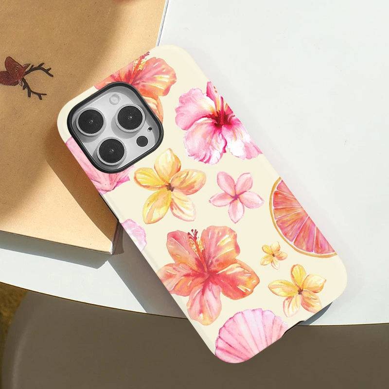 iPhone 17 Sunset Bloom Case - Magnetic Cover