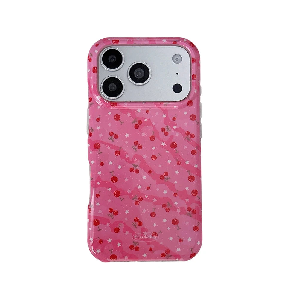 Pink Glitter Jelly Case