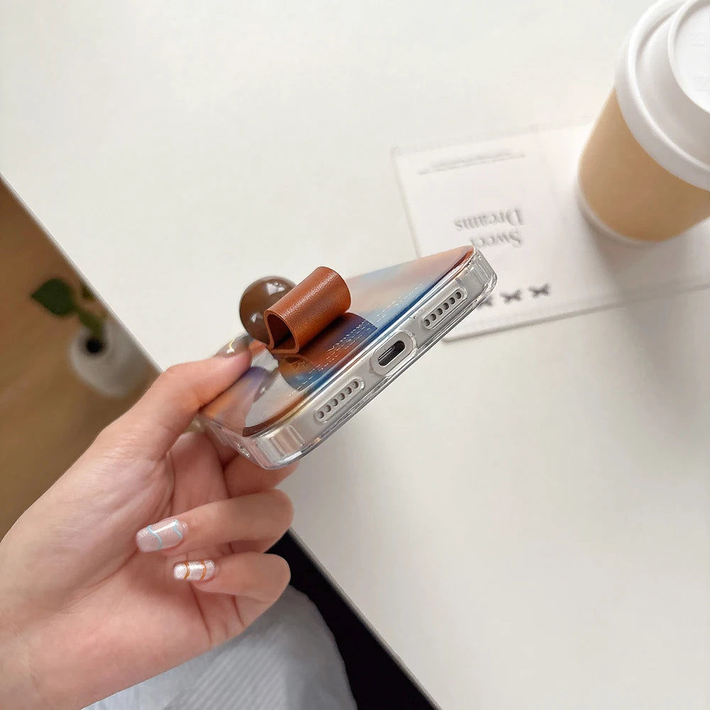 Brush Stroke Strap Case