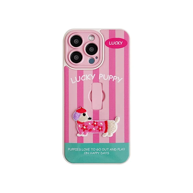 Puppy Stripe Case
