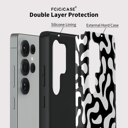 Samsung Galaxy Fluid Abstract Monochrome Case