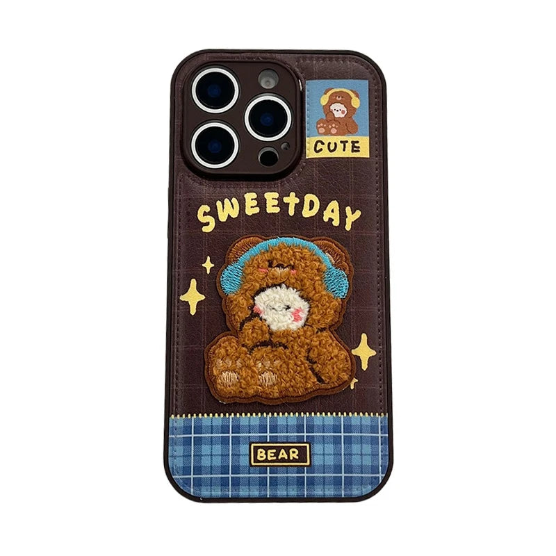 Retro Cartoon Patchwork Case