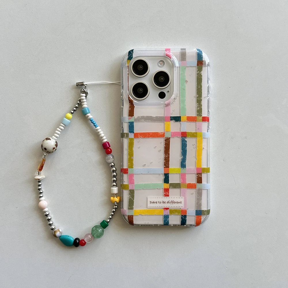 Pastel Grid Aesthetic Case