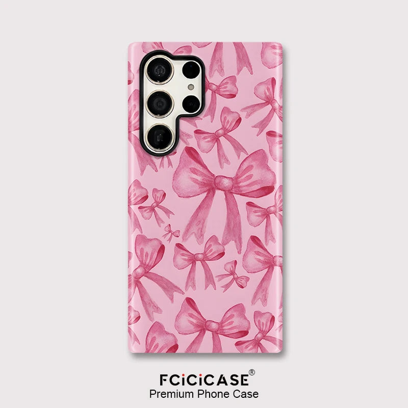 Samsung Galaxy Pink Floral Overlay Case