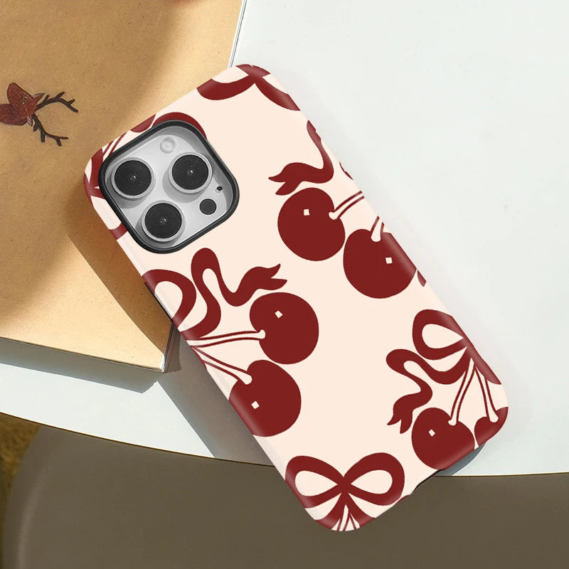 IPHONE Cherry Minimal Case