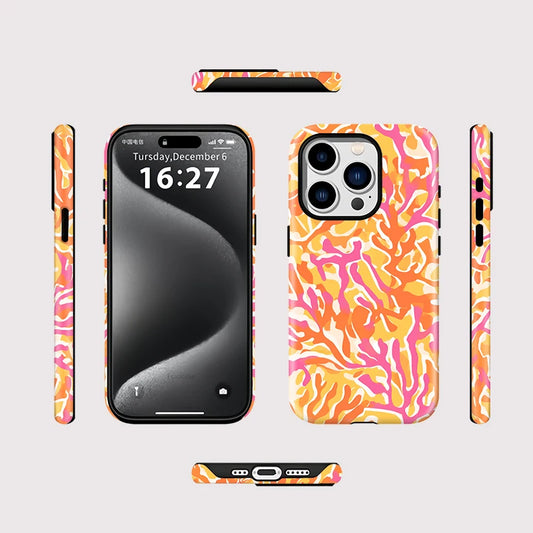 IPHONE Golden Abstract Energy Case