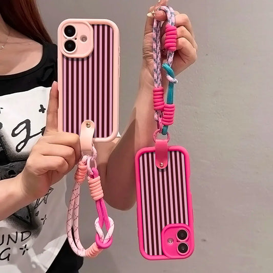 Feminine Edge Striped Pattern Phone Cover for Samsung