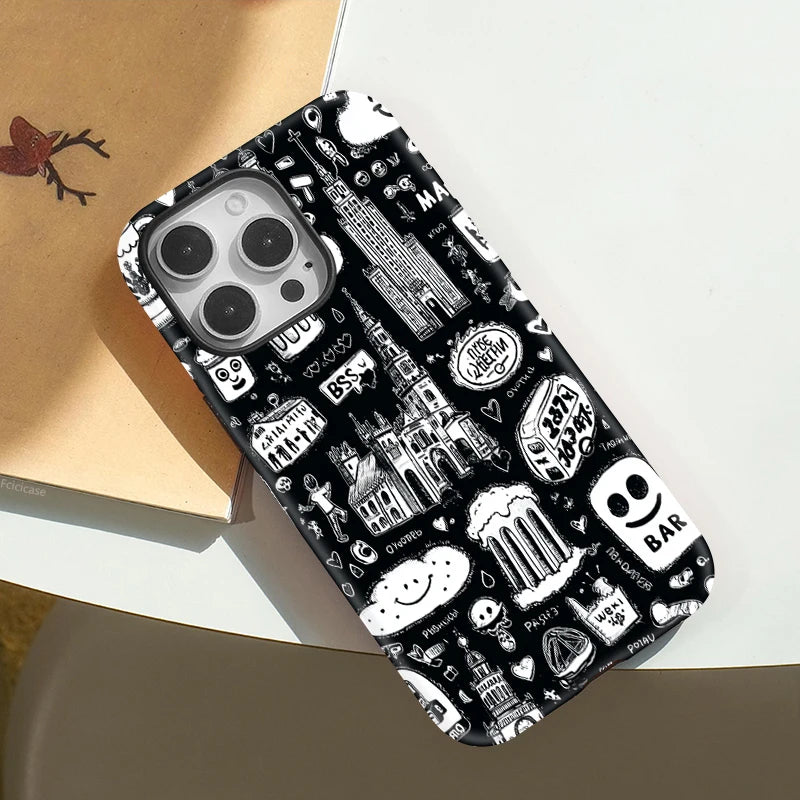 IPHONE Vintage Icon Collage Case