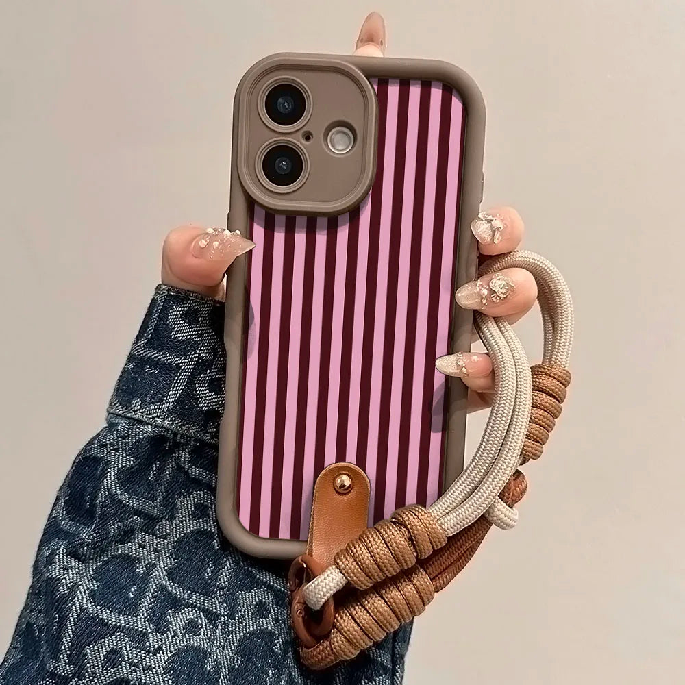 Feminine Edge Striped Pattern Phone Cover for Samsung