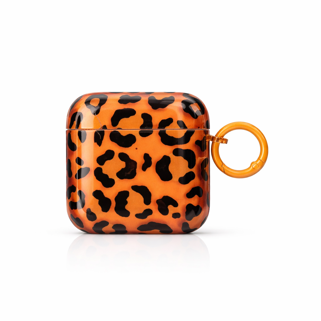 Neon Leopard AirPods Case