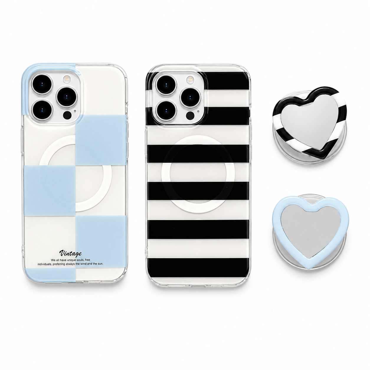 Minimal Block Stripe Case - MagSAFE