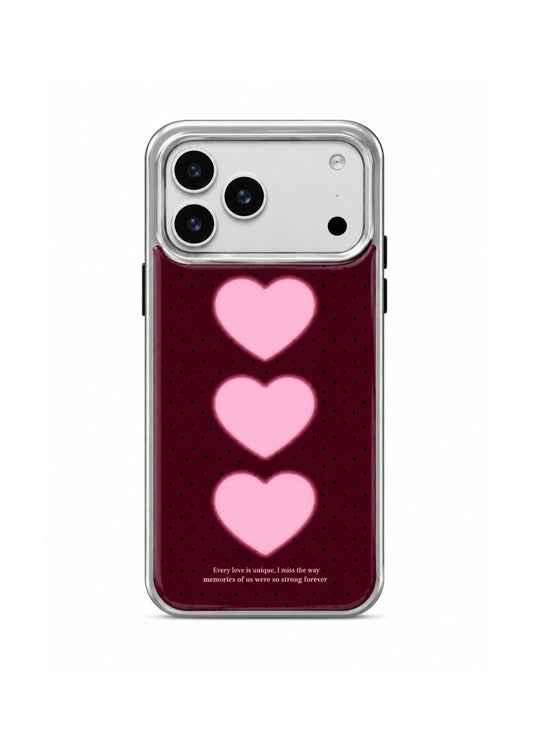 Triple Heart Window Case