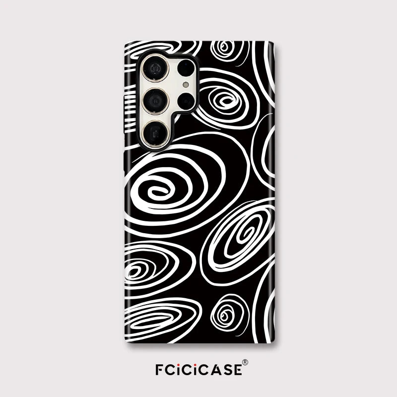 Samsung Galaxy Holographic Spiral Illusion Case