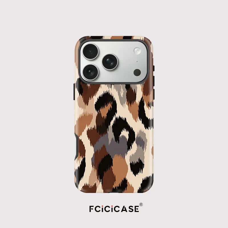 IPHONE Earth Leopard Vintage Case