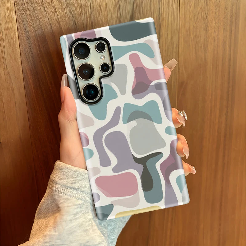Samsung Galaxy Soft Camo Pastel Case