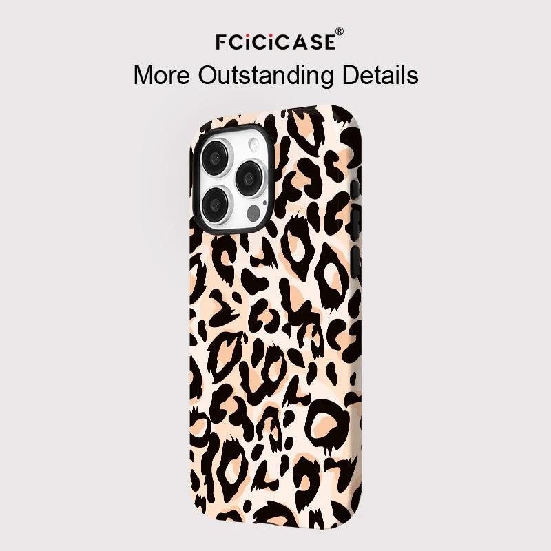 IPHONE Vintage Leopard Cream Case