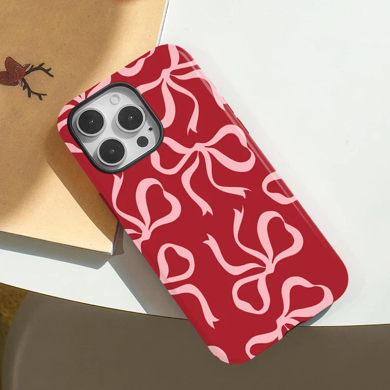 IPHONE 17 Crimson Art - Magnetic Cover