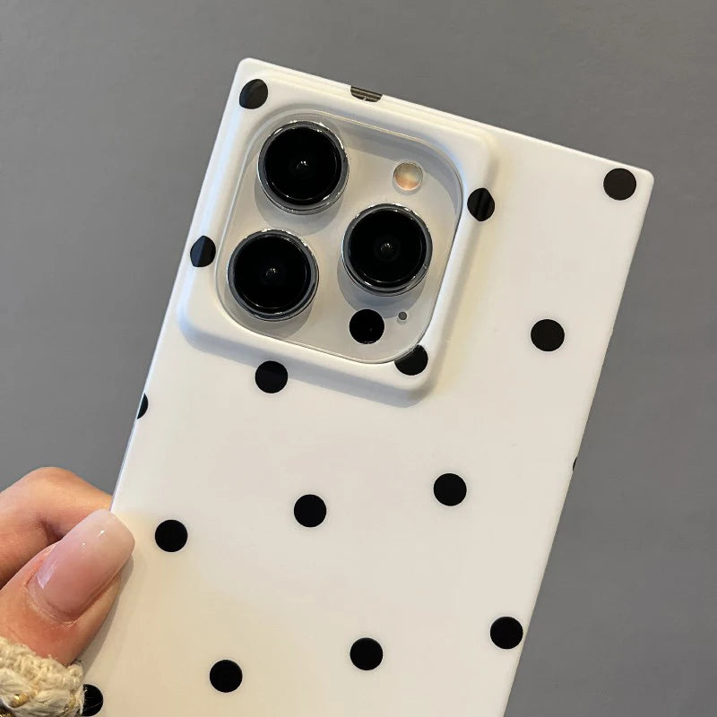 Polka Dot Classic Case For iPhone 16 17 Pro Max 15 14 13