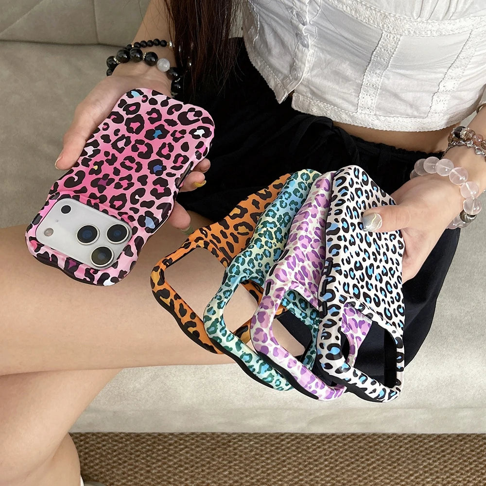 Gradient Leopard Phone Case for IPhone