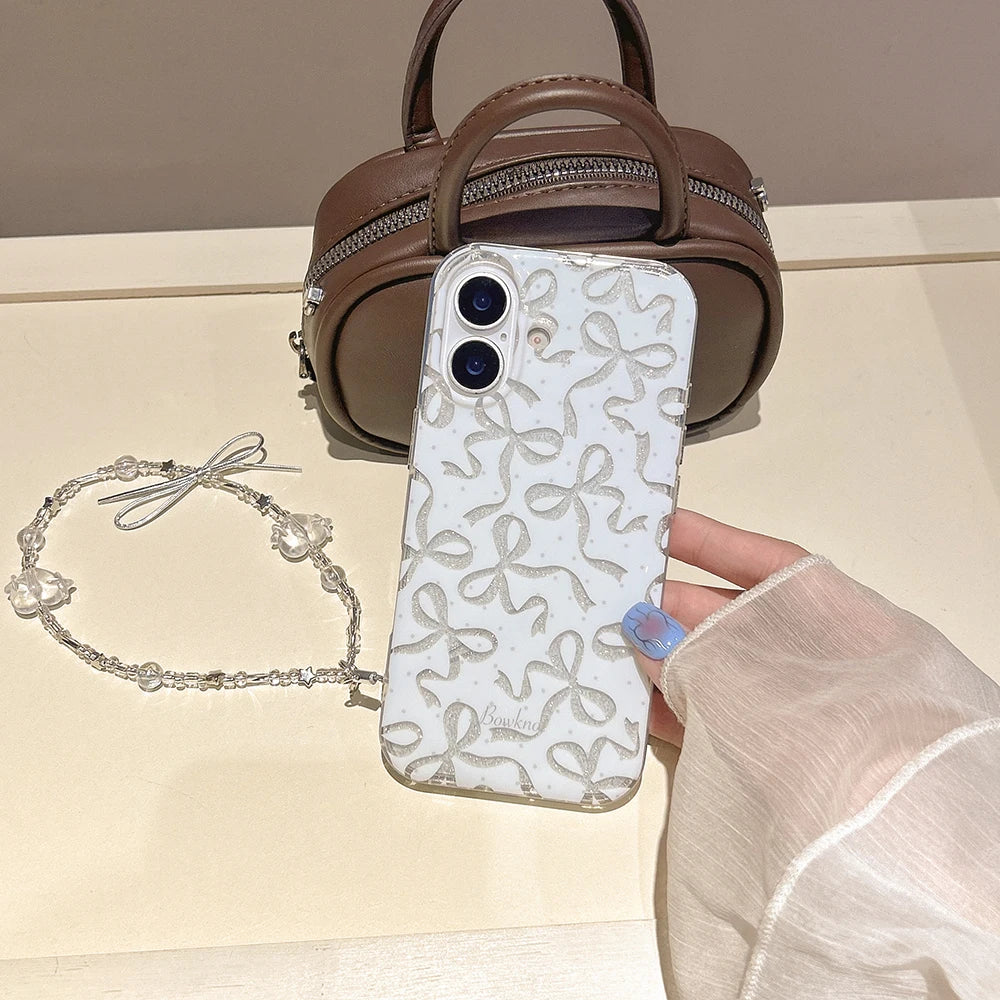 Bow Clear Phone Case