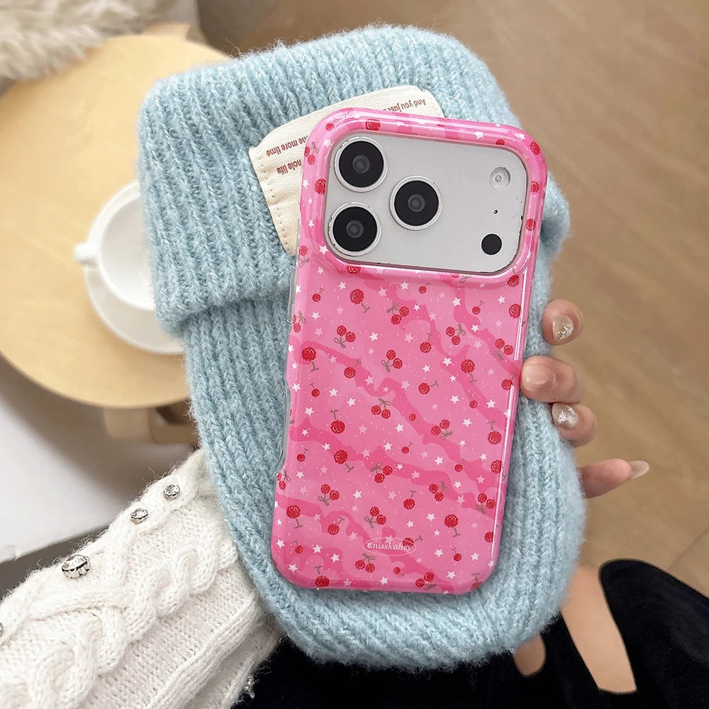 Pink Glitter Jelly Case