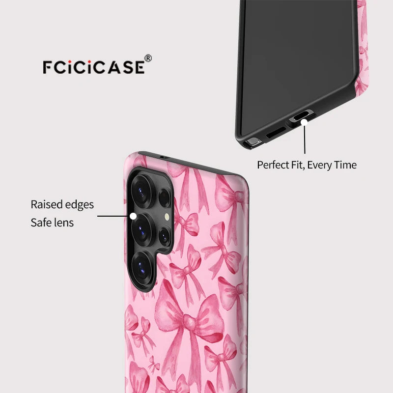 Samsung Galaxy Pink Floral Overlay Case