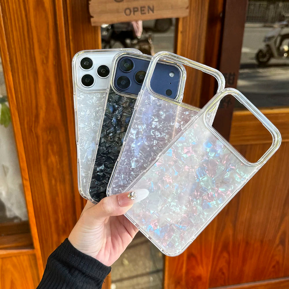 Iridescent Pearl Shell Case