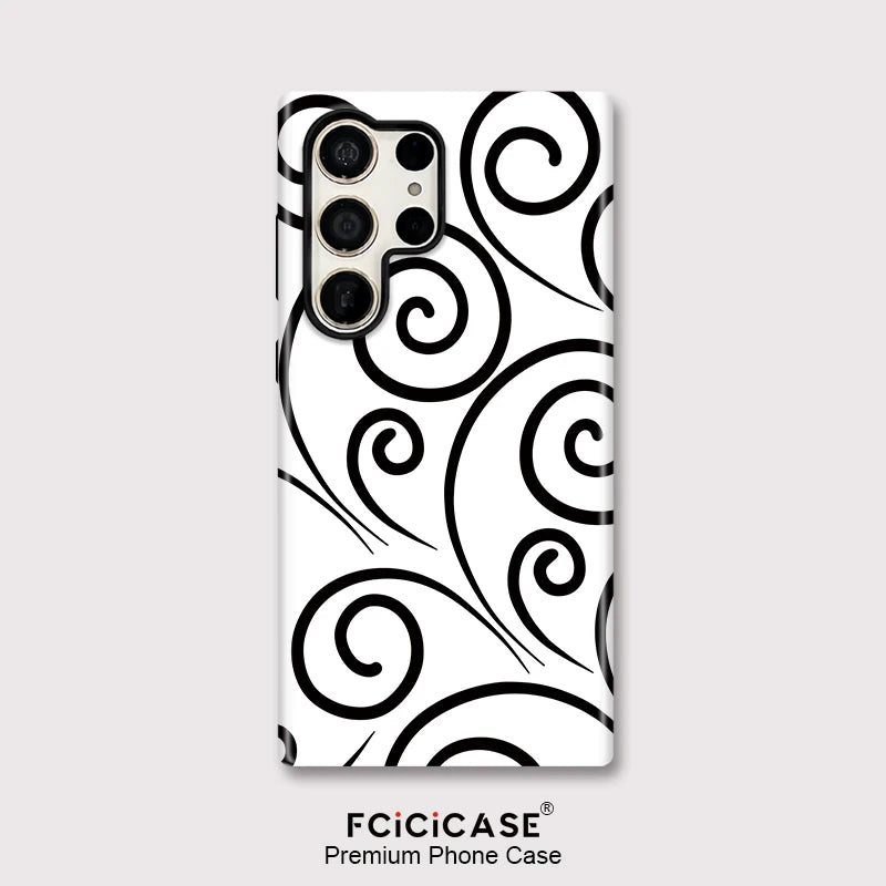 Samsung Galaxy Minimal Spiral Line Case