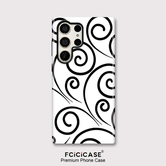 Samsung Galaxy Minimal Spiral Line Case