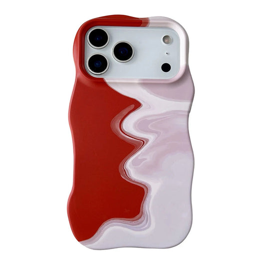 Duo Melt Wave Case for IPhone 17 16 15 14 13 Pro Max
