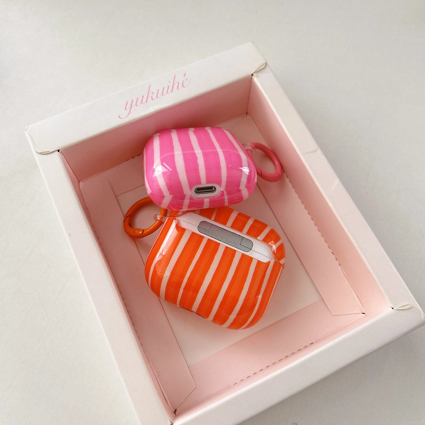 Candy Stripe AirPods Case