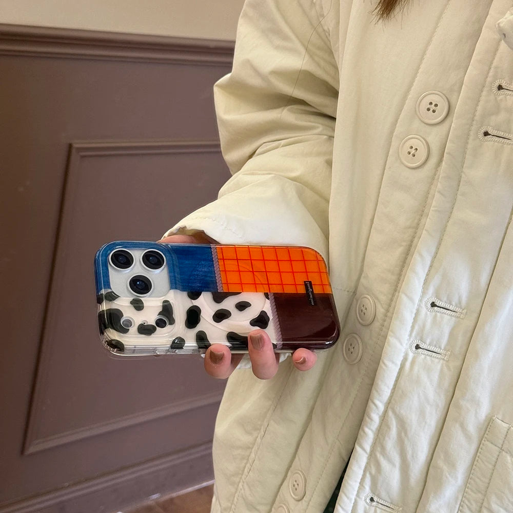 Colorblock Patch Case