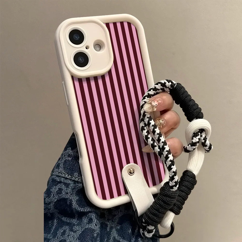 Feminine Edge Striped Pattern Phone Cover for Samsung
