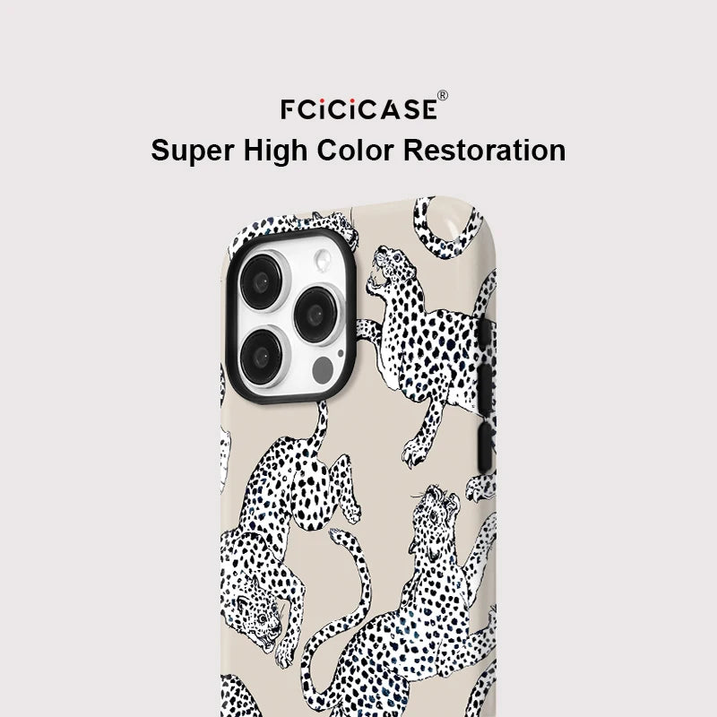 IPHONE Snow Leopard Pattern Case