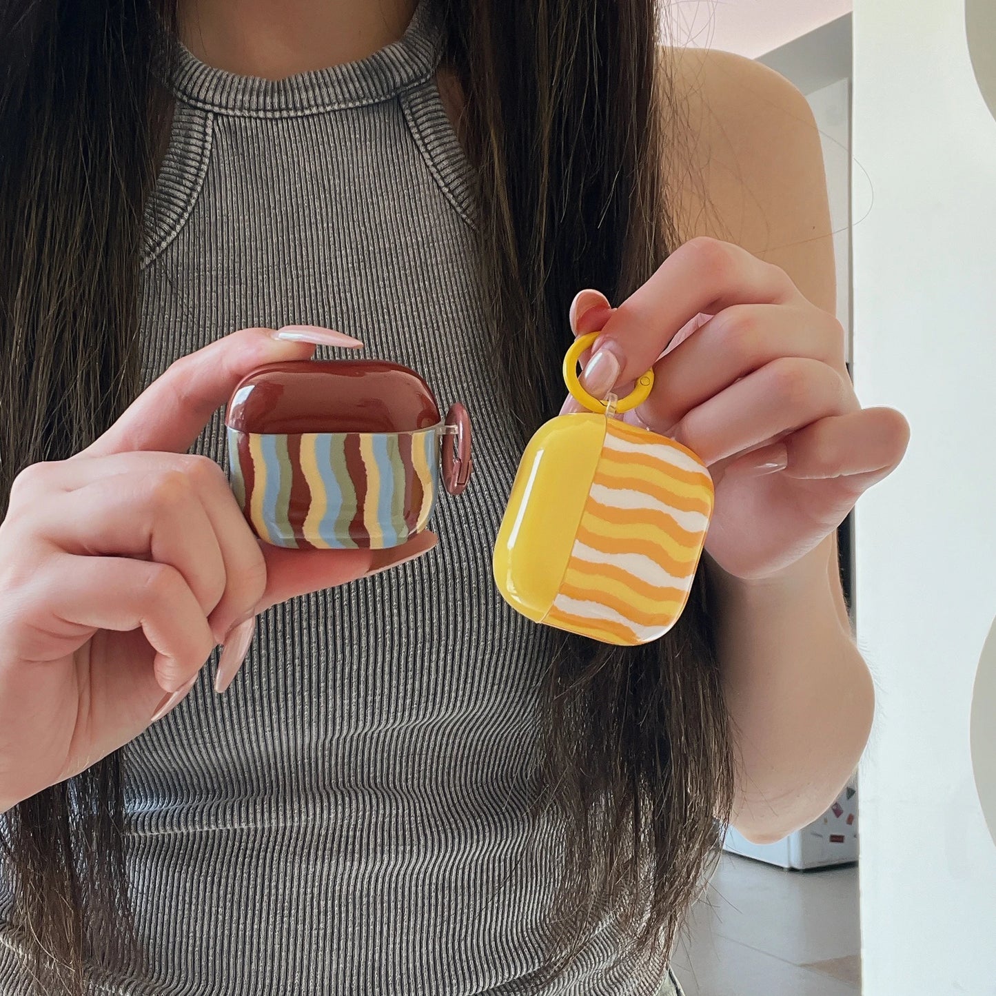 Wavy Stripe AirPods Case