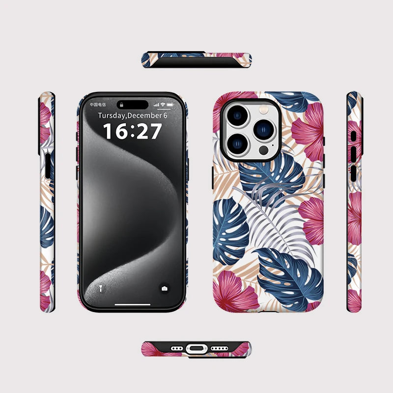 IPHONE Tropical Botanical Bloom Case