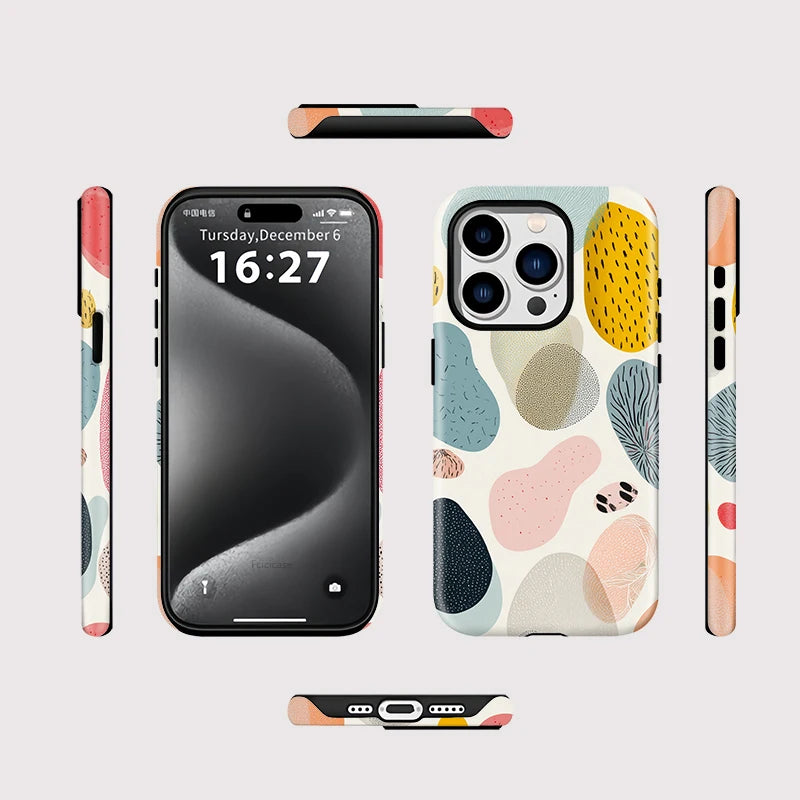 IPHONE Abstract Pebble Art Case