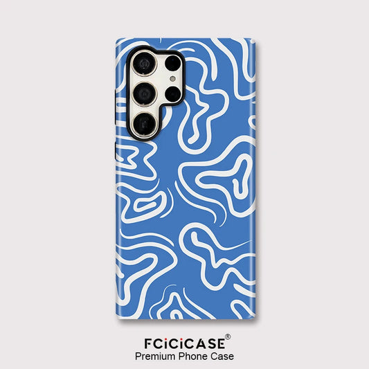 Samsung Galaxy Ocean Flow Blue Case