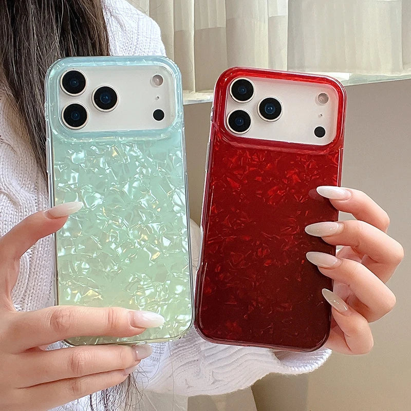 Red Glitter Fade Case For iPhone 17 Pro Max 16 15 14 13