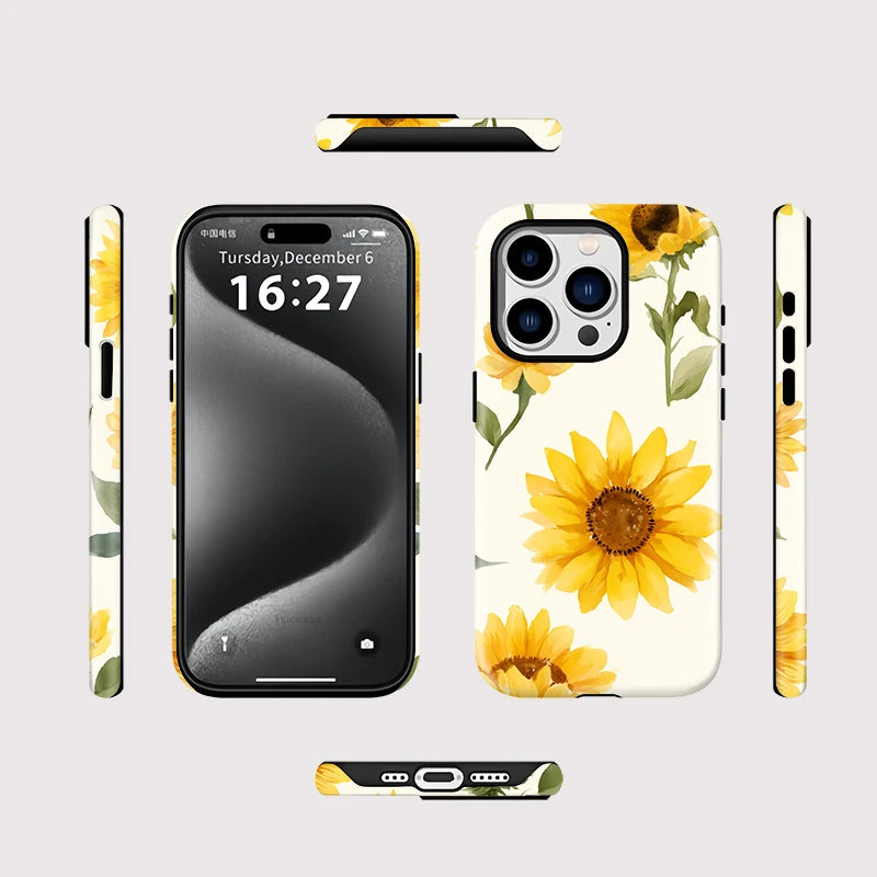 IPHONE Sunflower Glow Case