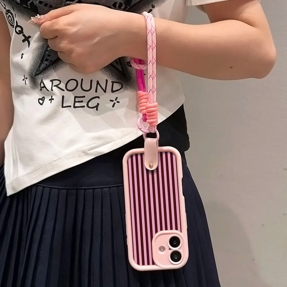 Feminine Edge Striped Pattern Phone Cover for Samsung