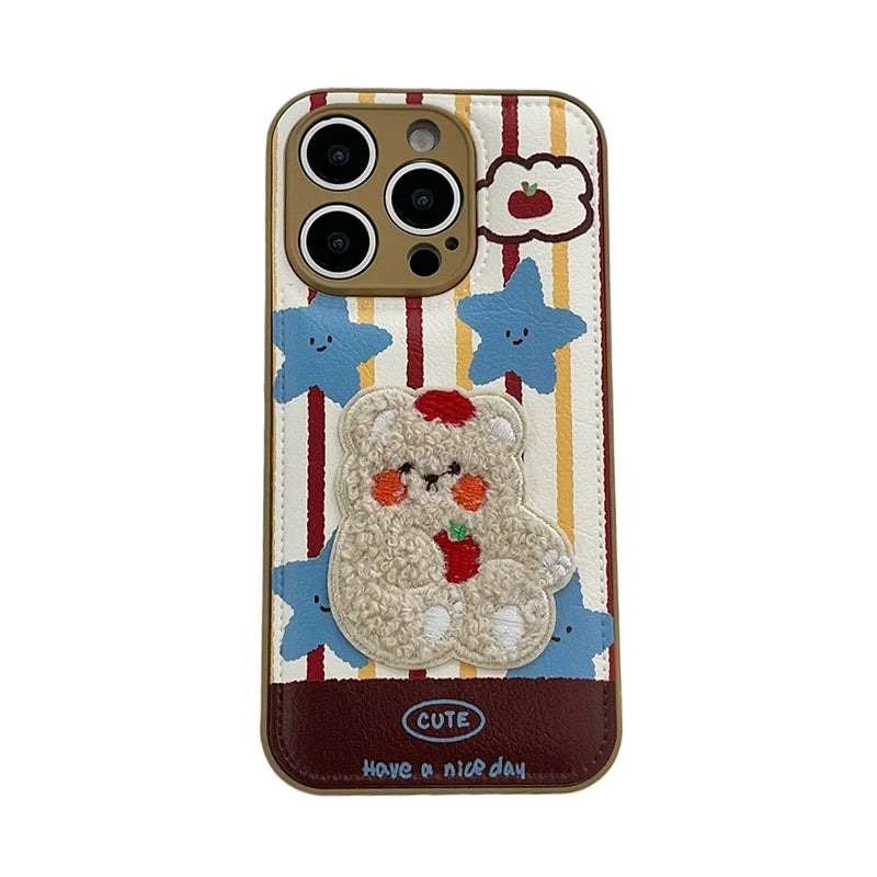 Retro Cartoon Patchwork Case