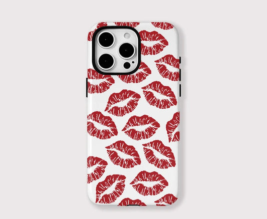 PHONE Red Lip Print Case