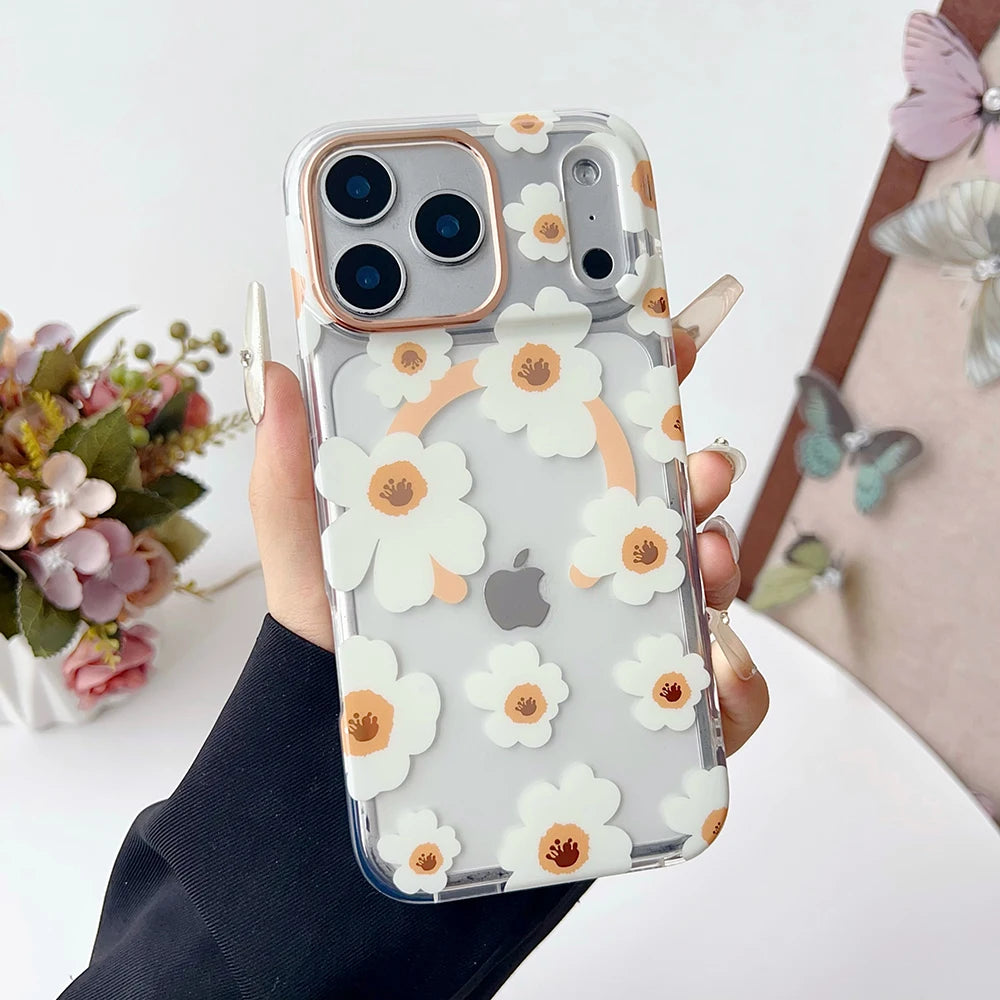 Orange Daisy Bloom Case
