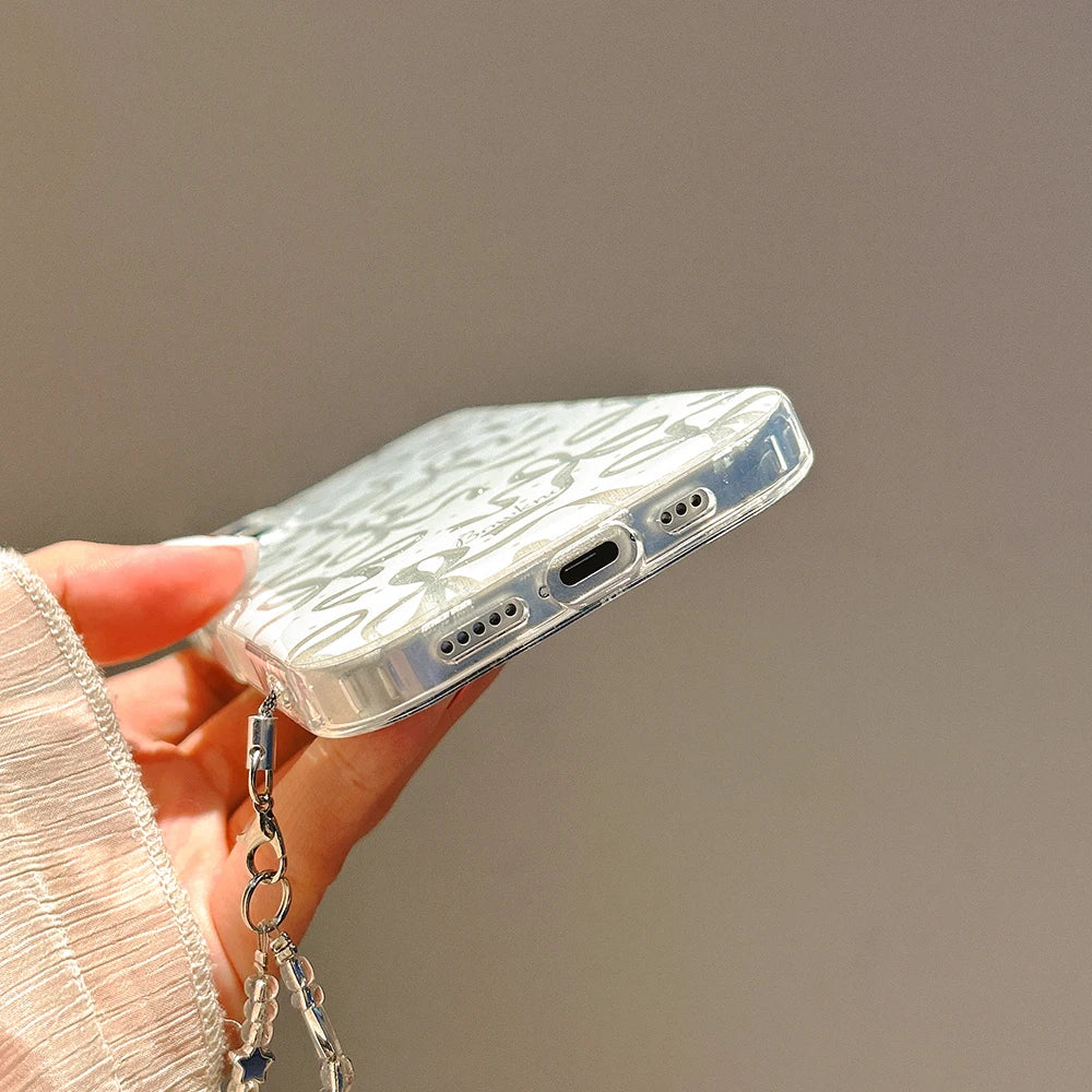 Bow Clear Phone Case