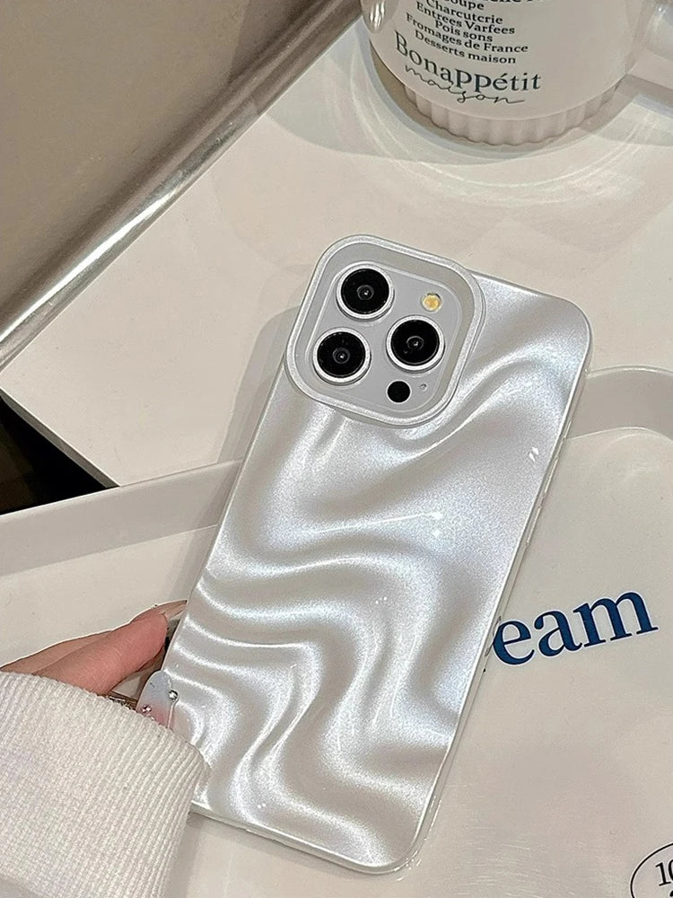 Glossy Pearl Wave Case